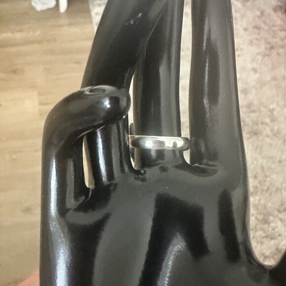 Silver 925 Adjustable Red Coral Ring Boho Woman - Picture 7 of 9